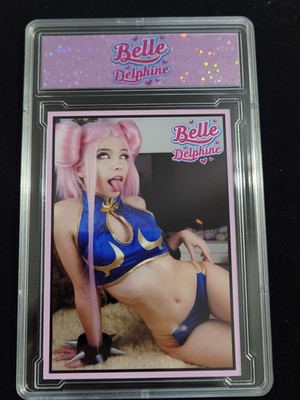 Belle Delphine E-Girl Streamer Hot Spicy Custom Trading Card SLAB