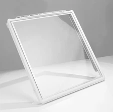 241969501 Refrigerator Shelf Frame With Glass, Refrigerator Drawer Cover, New