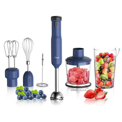6-in-1 Multi-Speed Cordless Rechargeable Immersion Hand Blender, Heavy Duty M...