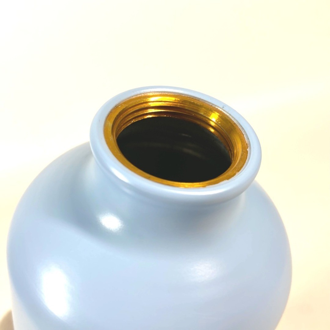 Versace Logo With Carabiner Water Bottle Interior Tumbler Aluminum Blue thumbnail 9