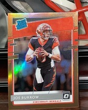 JOE BURROW 2020 DONRUSS OPTIC BRONZE PRIZM ROOKIE SP BENGALS