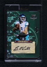 2023 Wild 7 Card Studs Quarterback Edition Left Club 3/5 Grayson McCall Auto 9hx