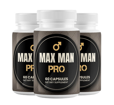(3 Pack) Max Man Pro Advanced Male Health Supplement to Boost Energy & Endurance