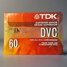TDK DVC Mini Digital Video Cassette Superior Grade 60 Min Blank New