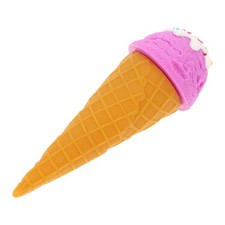 Simulated Ice Cream Cone Model Artificial Food Home Party Decor Photo Prop