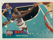 1992-93 Upper Deck #444 Hakeem Olajuwon Houston Rockets All Star