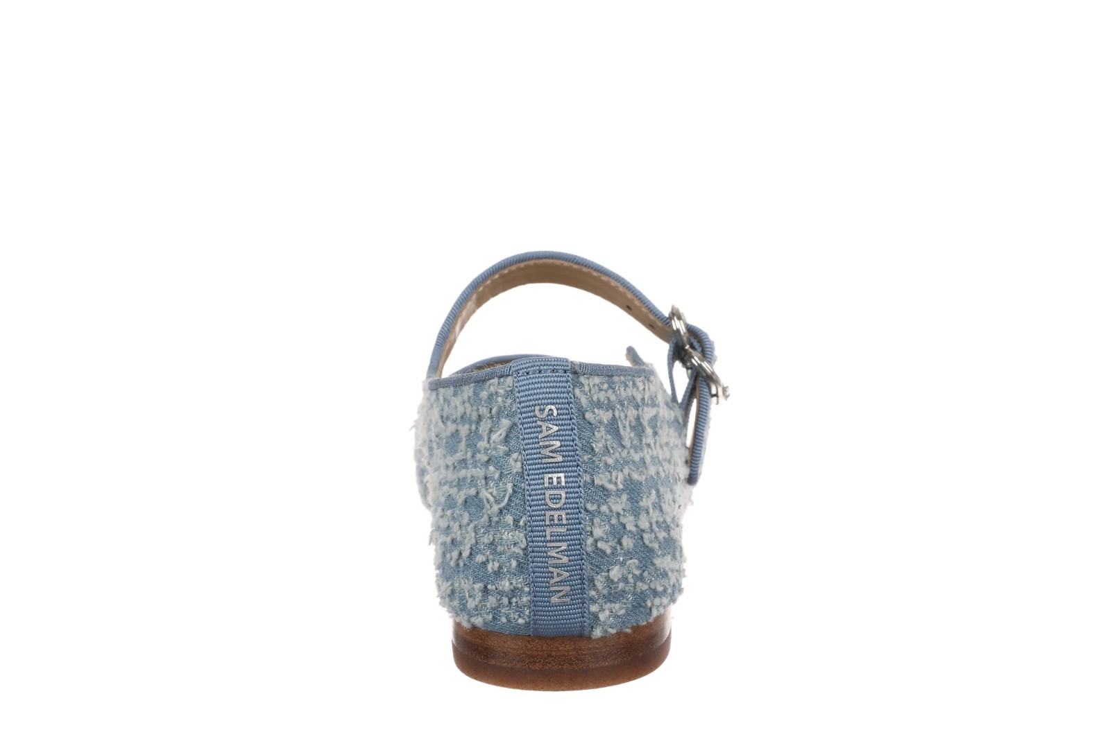 Sam Edelman Michaela Mary Jane Flat Light Blue Denim RRP £150 BNWT image 4