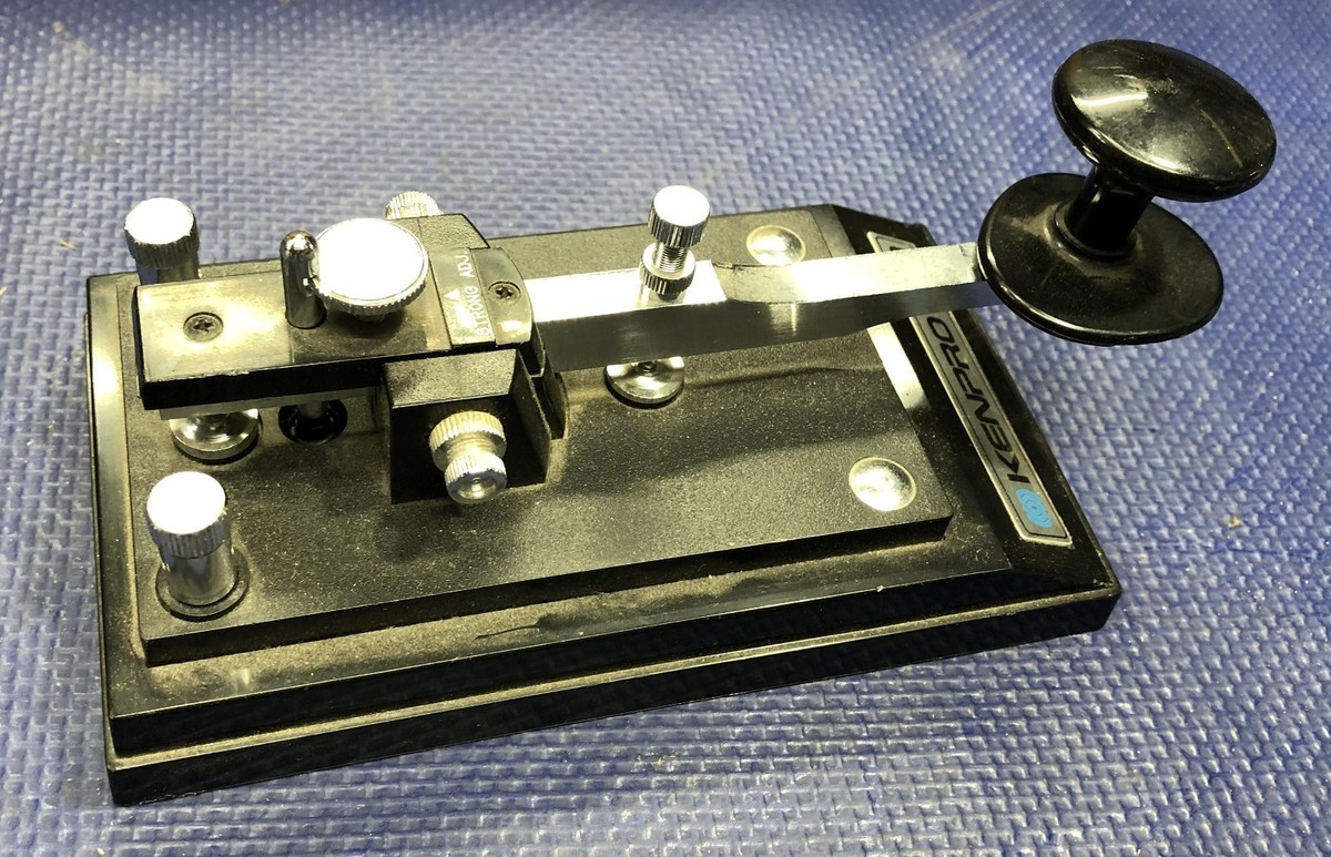 Kenpro KK-50 Ham Radio Morse Code Telegraph Key vintage manual