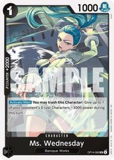 NM-Mint, English One Piece Ms. Wednesday - OP14-083 - UC The Azure Sea's Seven (
