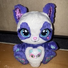 Peek-A-Roo, Interactive Panda-Roo Purple Panda Bear Plush Toy w Sounds with Baby