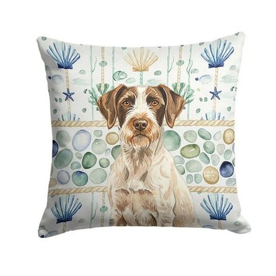 Carolines Treasures WDK7049PW1414 14 x 14 in. Liver & White German Wirehaired...