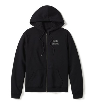 Harley-Davidson Willie G Skull Full Zip Fleece Hoodie Gr. XL Damen Sweatshirt