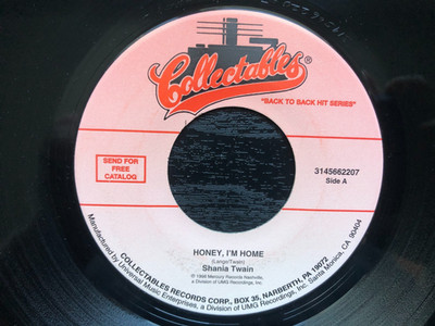 Shania Twain HONEY I'M HOME /DON'T IMPRESS ME MUCH 2004 Collectables single VG++