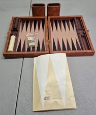 Vintage Aries Of Beverly Hills Backgammon Magnetic Travel Size
