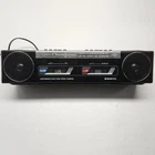 Vintage Sanyo M W550 Dual Cassette Player Boom Box Radio Retro 1985