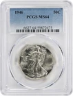 1946 Walking Liberty Silver Half Dollar MS64 PCGS