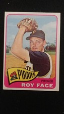 1965 Topps Baseball card # 347 Roy Face  ( VERY GOOD CONDITION)