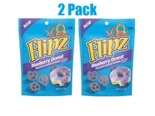 Flipz Pretzels Blueberry Donut 4.3oz (Pack of 2)