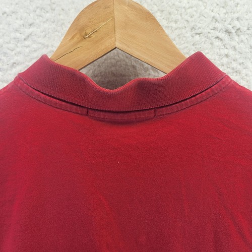 Polo de Estados Unidos Assn Ralph Lauren Polo Hombres Mediano Rojo Azul Rayas Blanco Poni Logo - Imagen 12 de 14