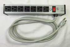 Quality ALL METAL Brooks Mfg. USA 15 amp Surge Suppressor - 7 Outlets / UL204BC
