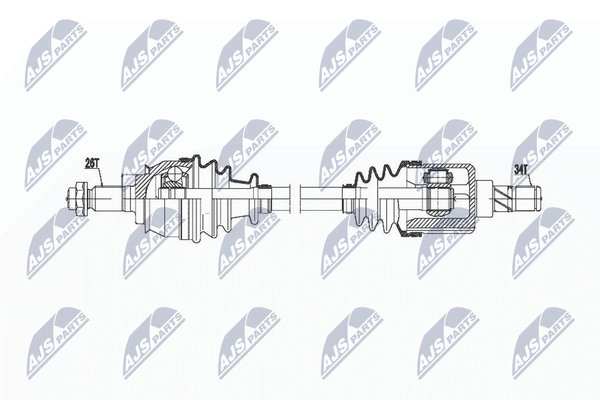 Nty NPW-BM-020 Antriebswelle FüR Mini-image