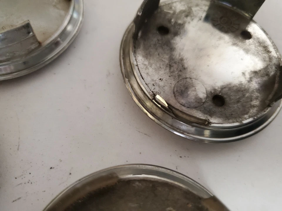 Jaguar XJ8 XJ8L 1998 1999 2000 01 02 2003 VDP tipo S 4 piezas tapas centrales de rueda rojo Foto 3 de 3