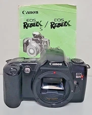 Canon EOS Rebel X Black -Body Only- 35MM Lightweight Compact SLR Digital Camera