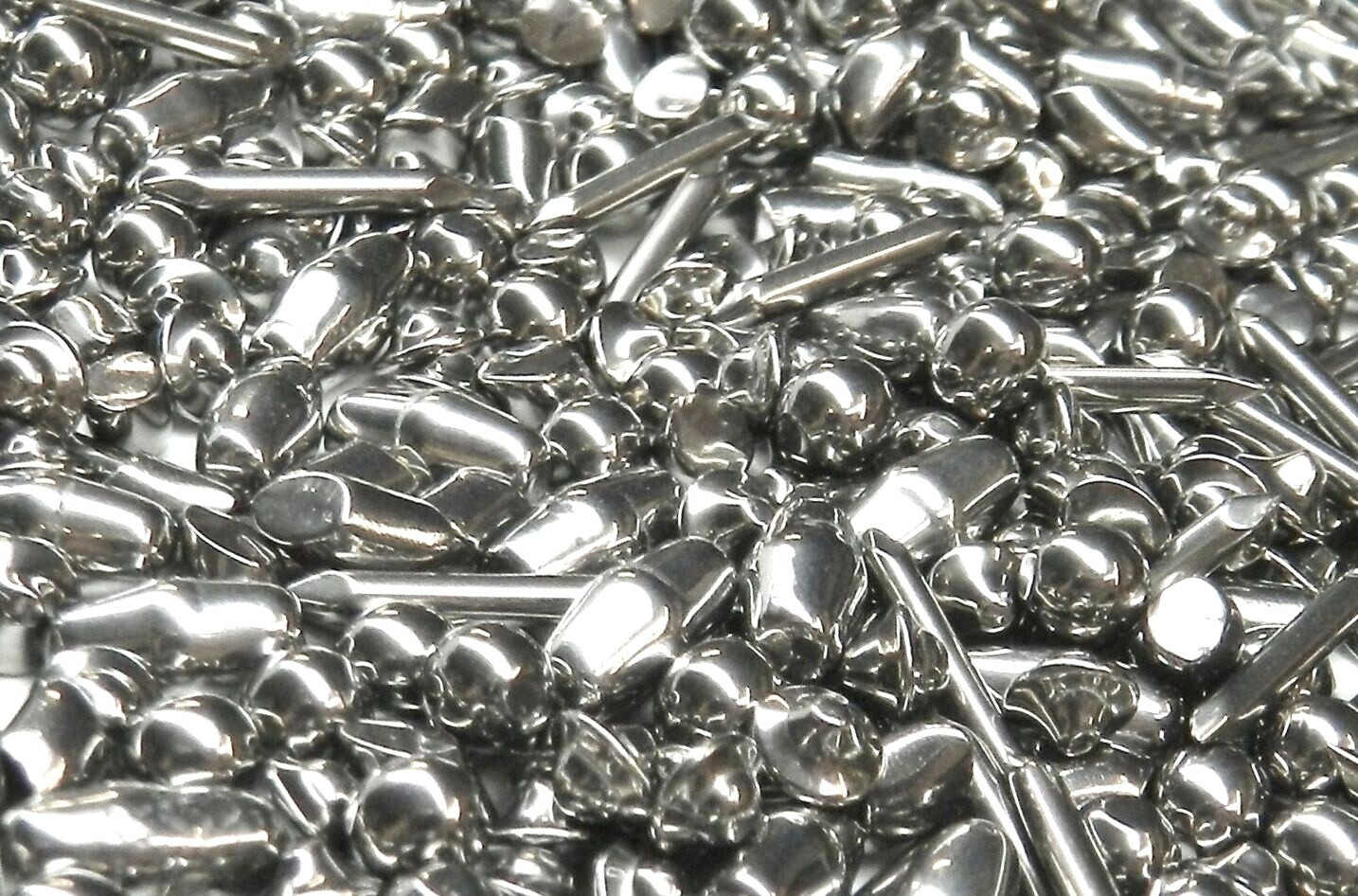 Stainless Steel Tumbling Media Shot Jewelers Finishing Mix 5 Shapes 1Lb