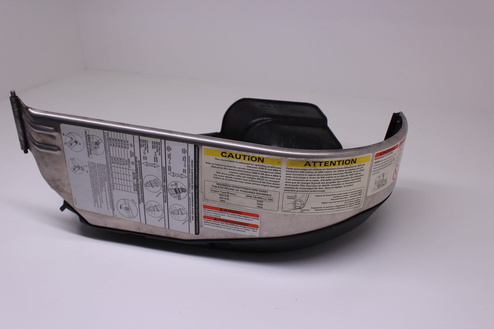 2005 Skidoo Summit 800 Adrenaline Ho 144in Oem Drive Belt Clutch Cover