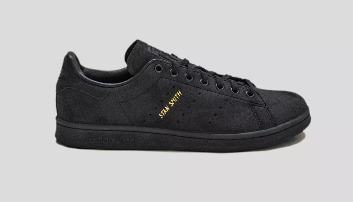 black suede stan smiths