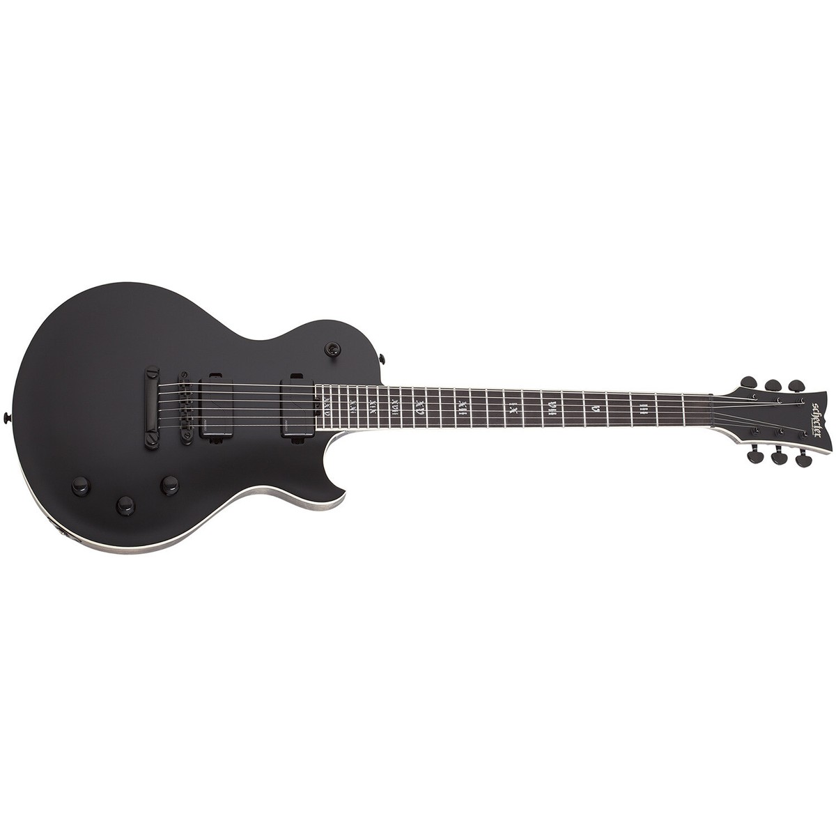 Schecter 1338 Solo-II SLS Elite Evil Twin Guitar, Ebony