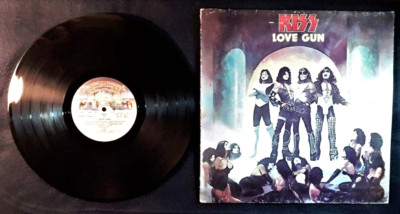 3886 VINYL LP KISS LOVE GUN ITALIA 1977 CASABLANCA CALP 5004 VG+/VG