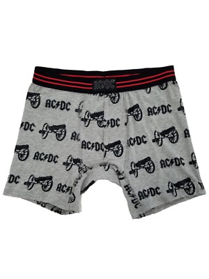 AC/DC For Those About To Rock (We Salute You) Mens Gray Boxer Briefs Boxers S