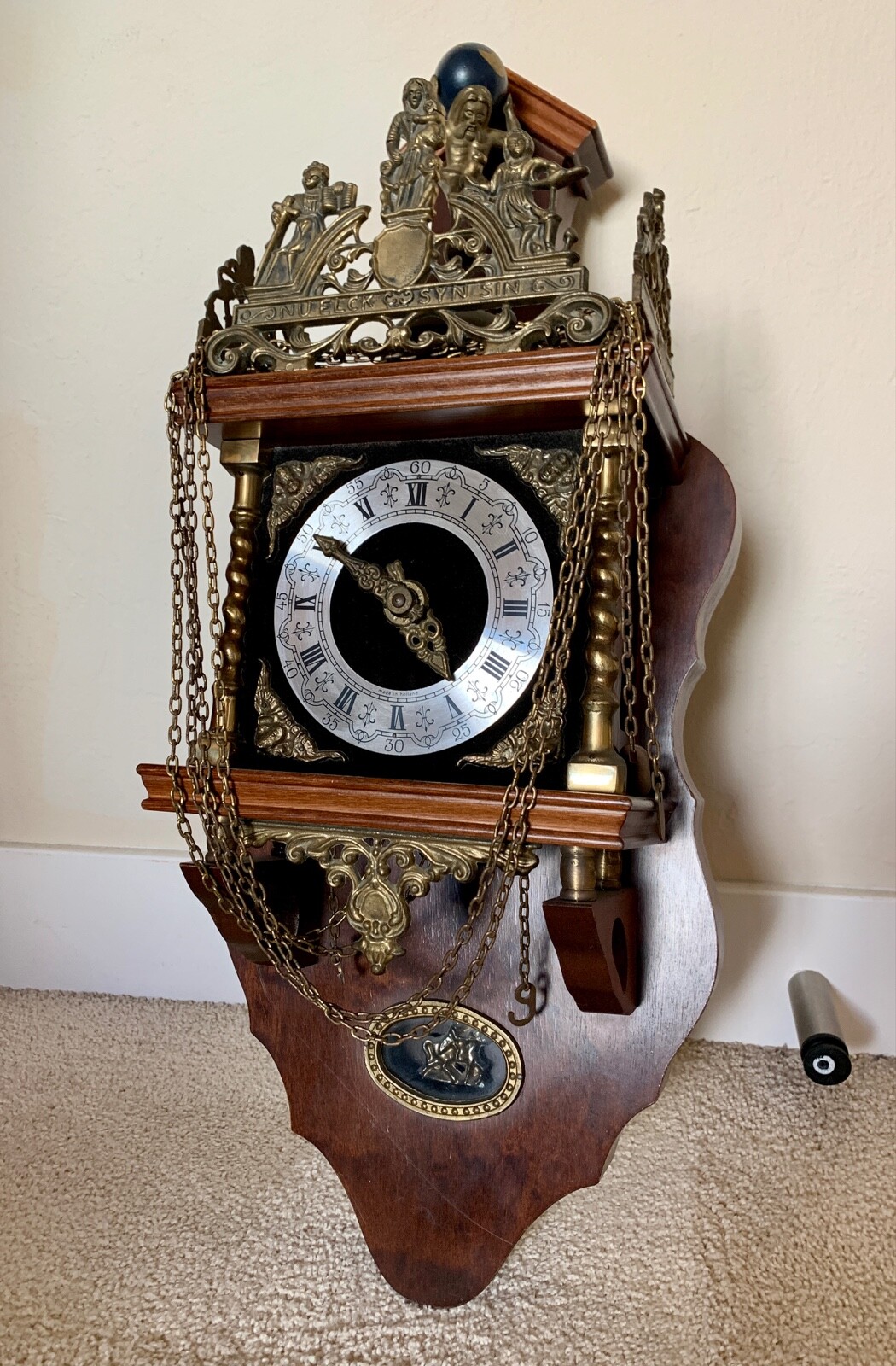 ☆貴重☆ オランダ Warmink Wuba アンティーク掛時計 美品