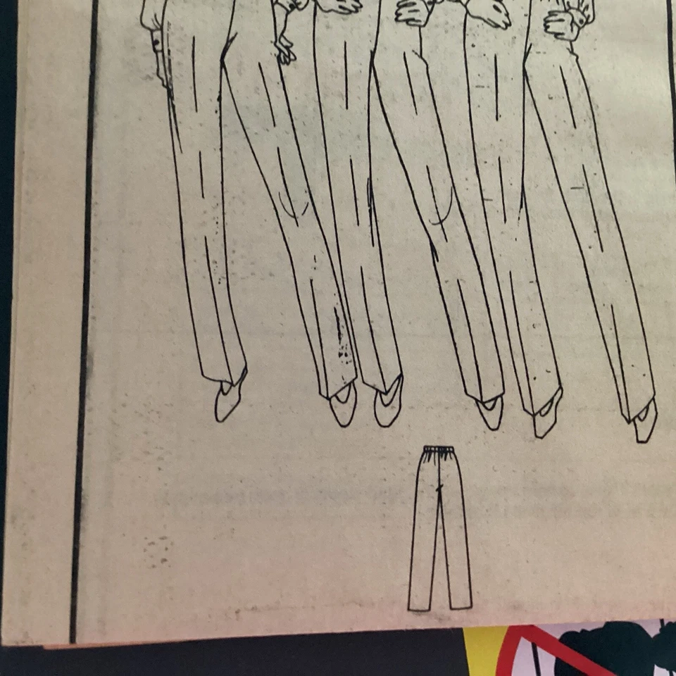 Sewing Pattern, Vintage Personal Pants, Size 20. Knits Only Uncut - Image 2 of 4