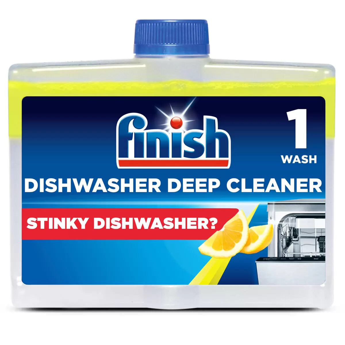 Finish Lemon Sparkle Dishwasher Cleaner 1, 4 x 250ml eBay