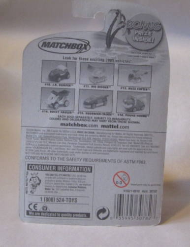 Matchbox #9 Duracell Coppertop Battery Delivery Truck + Treasure Chest Inside - Picture 4 of 4