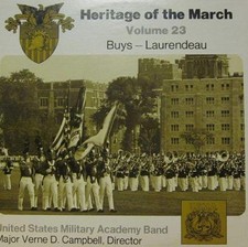 United States Miltary Academy Band(Vinyl LP)Heritage Of The March: Vol 23-Ex/NM
