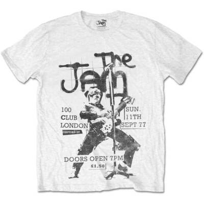 The Jam:  Live At The 100 Club 1977  T-Shirt *Official Merchandise* *Weller*