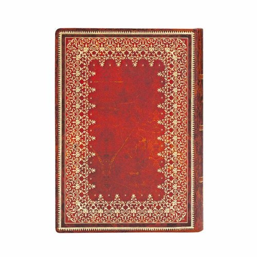 New Paperblanks Journal Midi Lined 7x5" Special Edition FOILED Old Leather Red - 第 2/5 張圖片