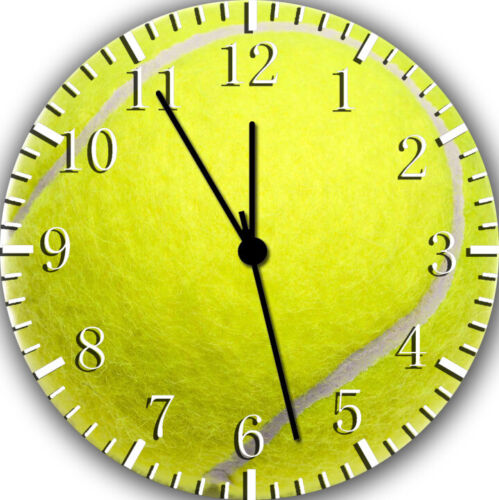 Tennis Ball Wall Clock Frameless Silent Nice For Gifts or Decor G63 - Afbeelding 1 van 1