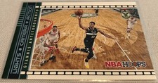 2021-22 Panini Hoops Basketball Giannis Antetokounmpo Bucks Lights Camera Action