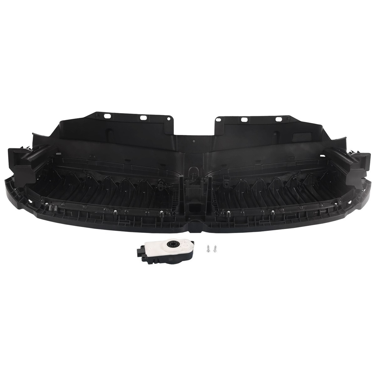 Front Bumper Grille Air Shutter Flap Upper With Motor For BMW 7