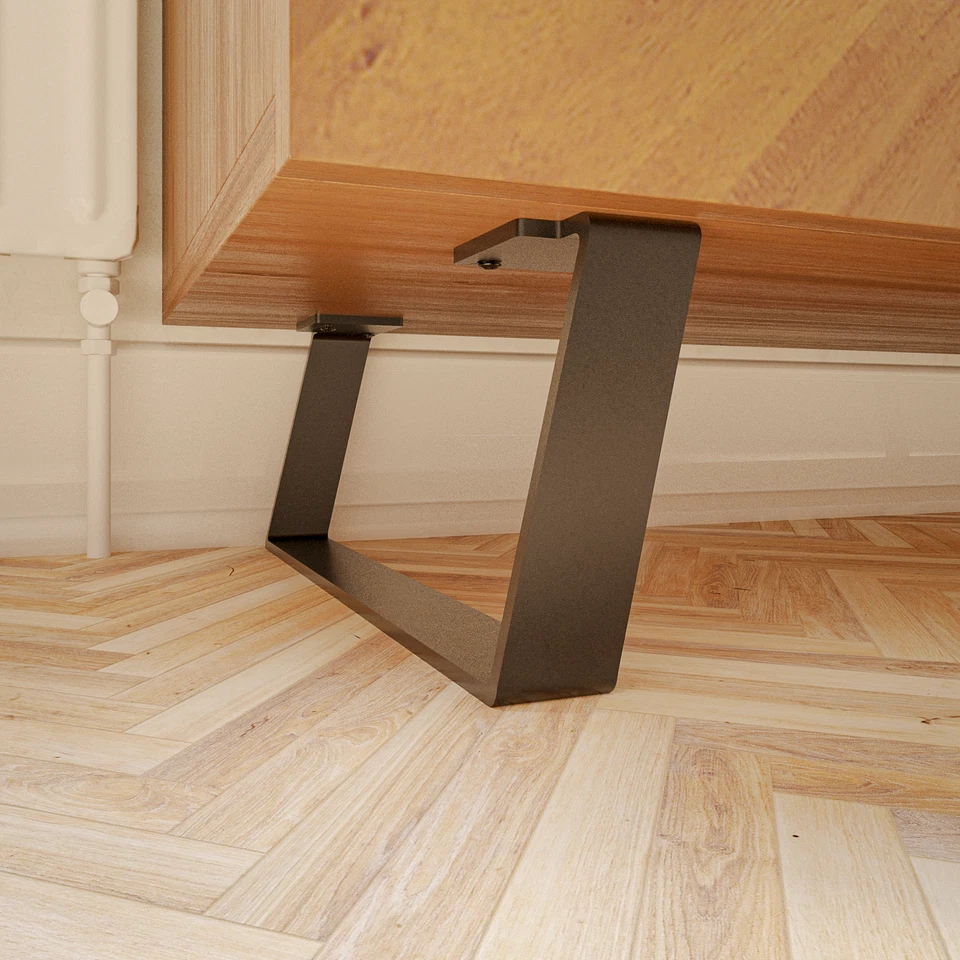 Moderne Möbelfüße - MAILAND - Möbelbeine Waschtischunterschrank, Möbelkufen