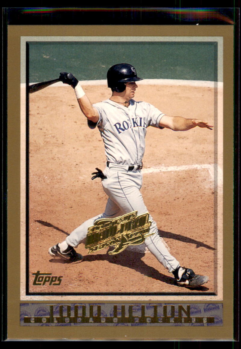 1998 Topps Inaugural Devil Rays Todd Helton #323 Colorado Rockies