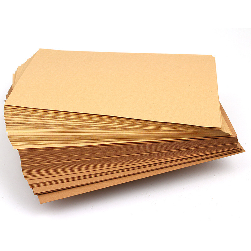Brown Kraft Paper A4 Craft Card Sheet 70400 GSM Printer Tag Bag Label