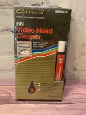 Brand New Vintage Garrard VHS VCR Camcorder Video Head Cleaner Solution 8695EJP