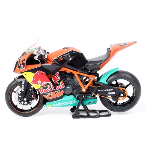 Modellino moto pressofuso 1:12 Automaxx KTM RC8R 1190 2011 #45 Martin Bauer - Foto 10 di 14