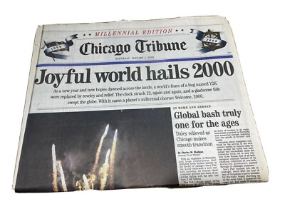 Vintage Chicago Tribune Millennium Edition January 1, 2000