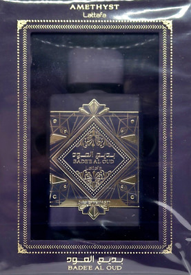 LATTAFA BADEE AL OUD AMETHYST EAU DE PARFUM SPRAY UNISEX 3.4 Oz / 100 ml NEW!!!